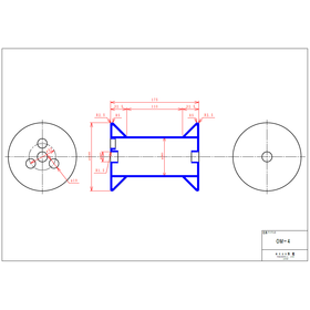 【図面】ME型ボビン『OM－4』