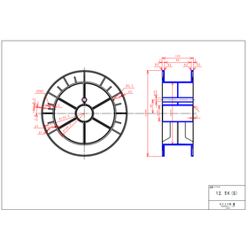 【図面】Y型ボビン『12.5K(S)』