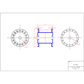 【図面】P型ボビン『P-3(R)L』
