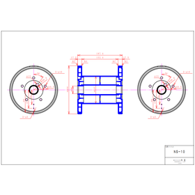 【図面】NS、NP、NF型ボビン『NS-10』