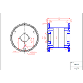 【図面】DP型ボビン『DP－25』