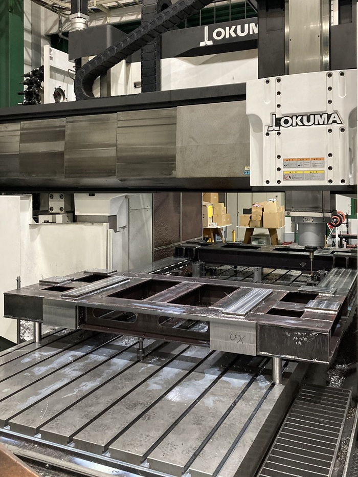 【造船向け】大型フレーム製缶加工