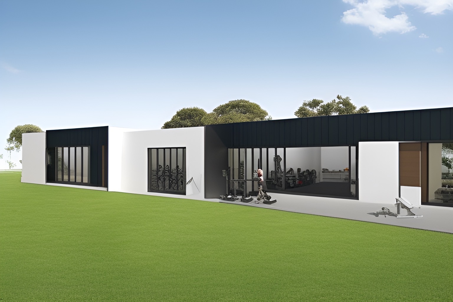 【サッカースクール向け】ユニットハウス