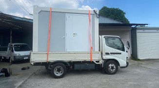 【建設現場向け】バイオトイレ付帯太陽光発電所