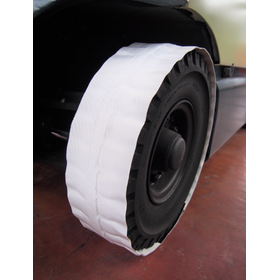 【タイヤ痕防止カバー】台車・AGVのタイヤ痕対策に！