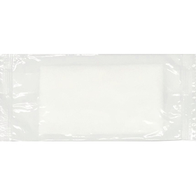 Individually packaged non-woven fabric wet towel 'TM-3000N' flat type, smaller size.