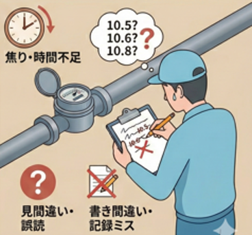 【食品業界向け】メーター点検におけるヒューマンエラーの原因とは？