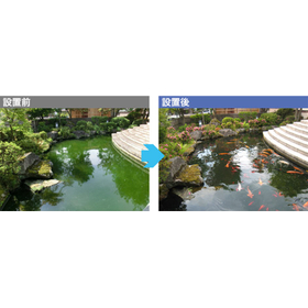 水景・鑑賞池の価値を高める「クリスタルな透明感」を実現