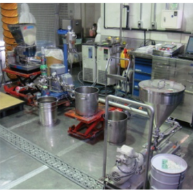 Resin material dispersion test service