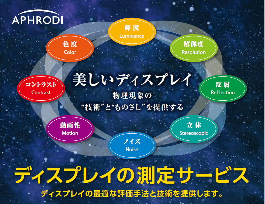 【VR/AR向け】ディスプレイの測定サービス