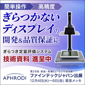 【ディスプレイ向け】ぎらつき定量評価システム『SMS-1000』