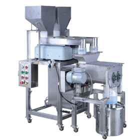 混ぜる＋運ぶを同時に実施！二軸式連続混合機