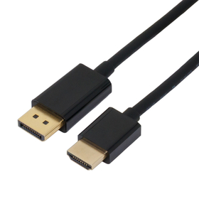 ラッチなしDisplayPort-HDMIパッシブケーブル 2m