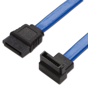 シリアルATAケーブル片下L型コネクタ『SAT-3007LBL』