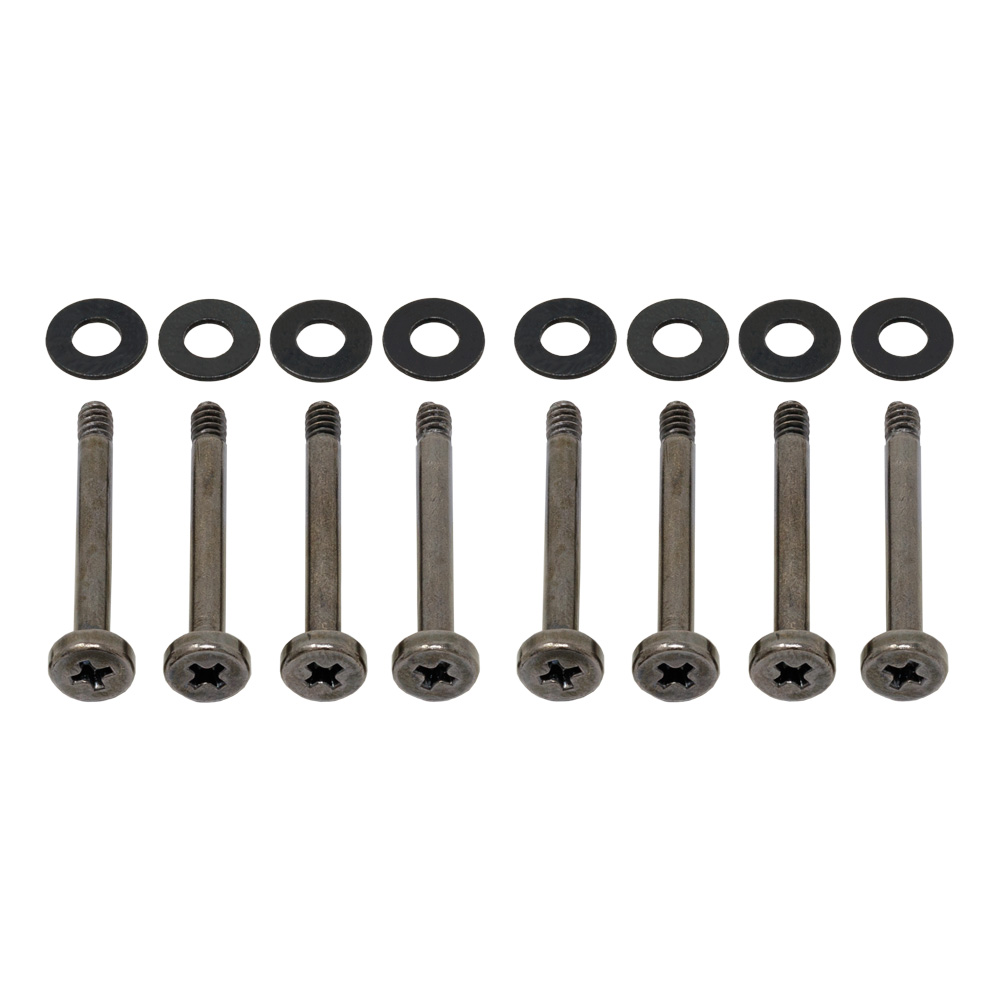 水冷ファン固定用ネジセット 25mm厚2台用 ブラック アイネックス