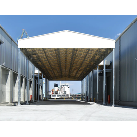 【施工実績】不燃防錆上屋テント