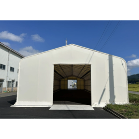 【テント倉庫 施工実績】農業資材保管用シートハウス