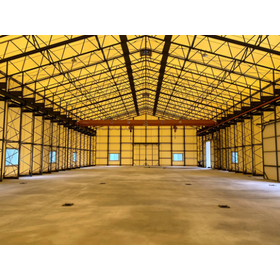 [Construction Achievements] Tent Warehouse with Ceiling Crane