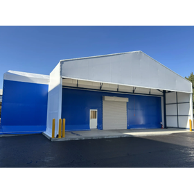 【テント倉庫 施工実績】材料保管用シートハウス