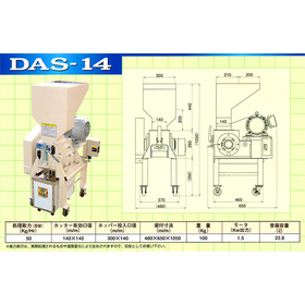 一軸高速粉砕機『DAS-14』