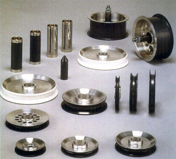 【繊維業界向け】セラミック溶射ガイドローラー