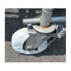 Tire cover for casters for logistics