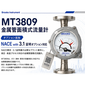 NACE with 3.1証明オプション対応|金属管面積式流量計