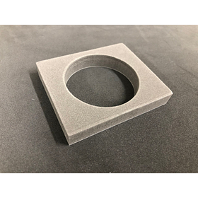 B-4スポンジ緩衝材　円形穴加工 　お皿や陶器の運送用として