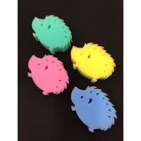 キッチンスポンジ カラーフォーム　ECS　ハリネズミ　抜き加工品