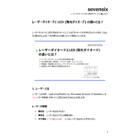 レーザーダイオードとLED(発光ダイオード)の違い