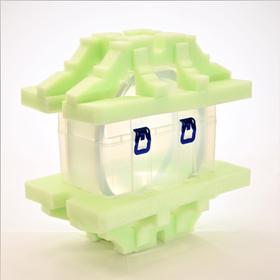 １２インチフレームシッパー工場間搬送用のバイオマス緩衝材です