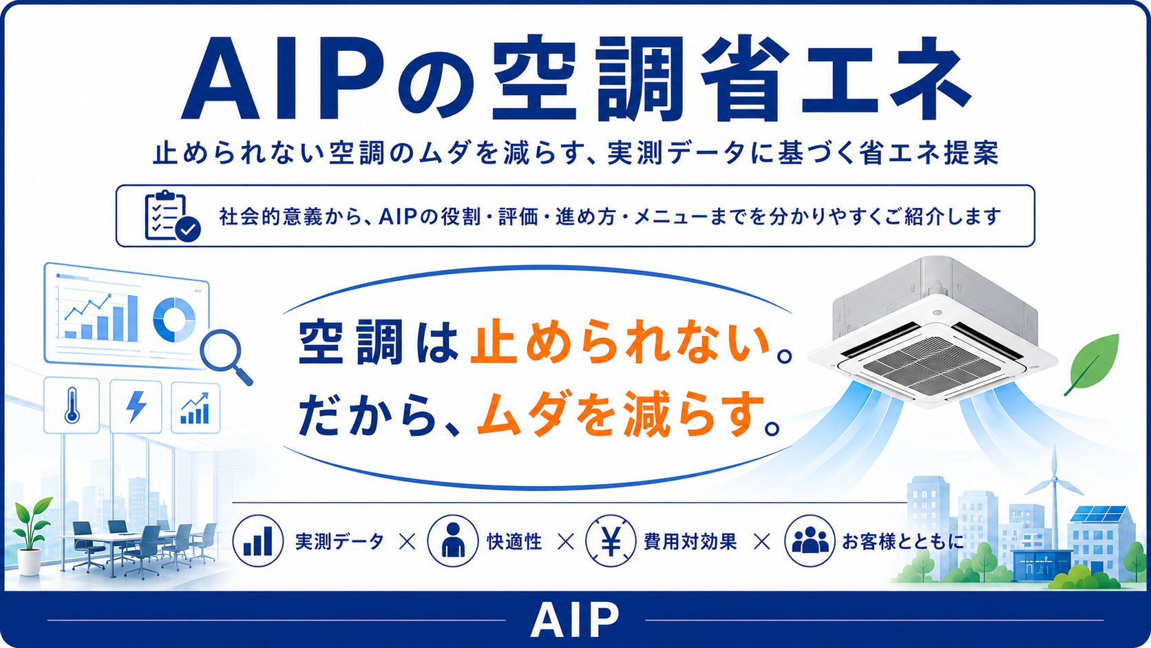【医療機関・介護施設向け】AIPの空調省エネ