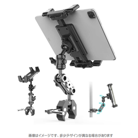 タブレットホルダー（7.9～12インチ） クランプ固定式 BK
