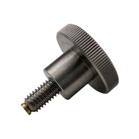Knurled knob with stepped SUS and b...