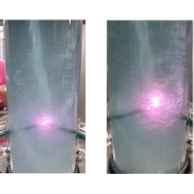 【低温プラズマ発生器応用例】液中プラズマ