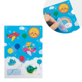 シールとクリアファイルが一体化!『タックシールファイル(A5)』