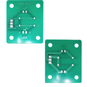 砲弾型LED固定基板