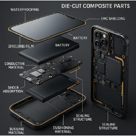 【半導体製造向け】多工程・多層貼りの複合精密部品加工