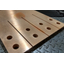 Copper plate slit water jet cutting