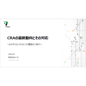CRAの最新動向とその対応 ルネサスエレクトロニクス製品のご紹介