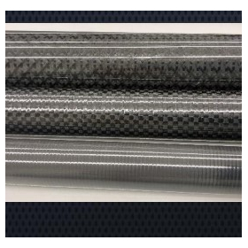 【加工事例】加飾CFRPカーボンパイプ