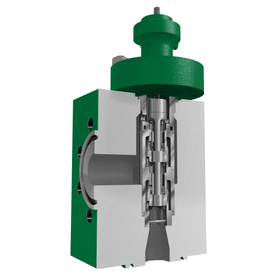 Fisher 流体による詰まりを防ぐ、多段減圧トリム