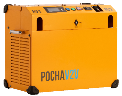 EV電欠トラブルを現場で即解決！可搬型EV充放電器『POCHA』