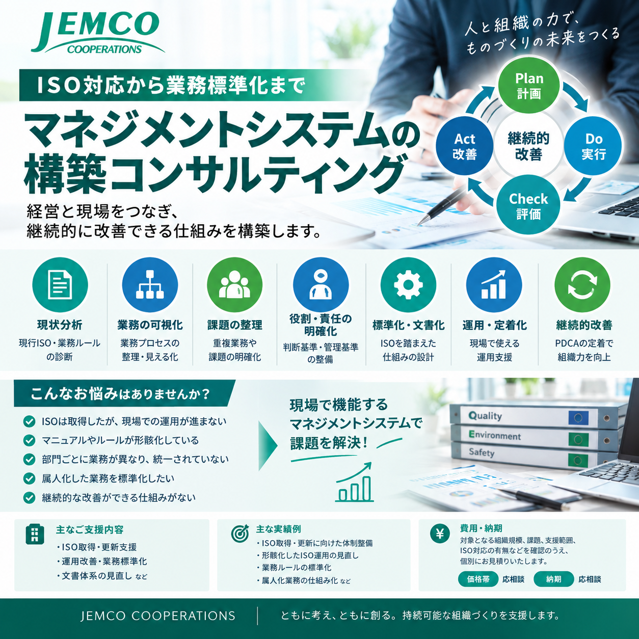 【自動車サプライチェーン向け】ISO運用改善・業務標準化支援