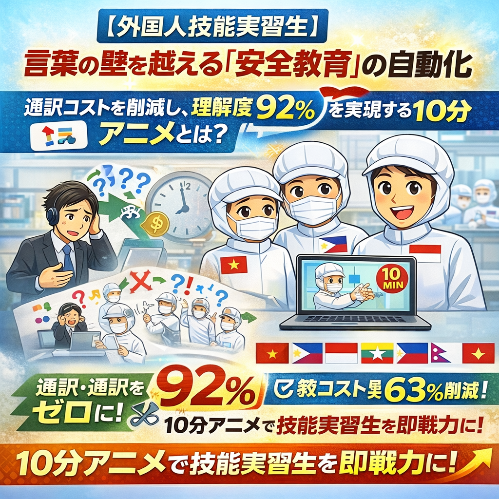 【外食向け】安全な調理実演を実現する動画教育