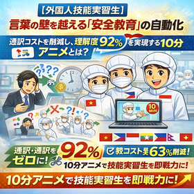 【外食向け】安全な調理実演を実現する動画教育