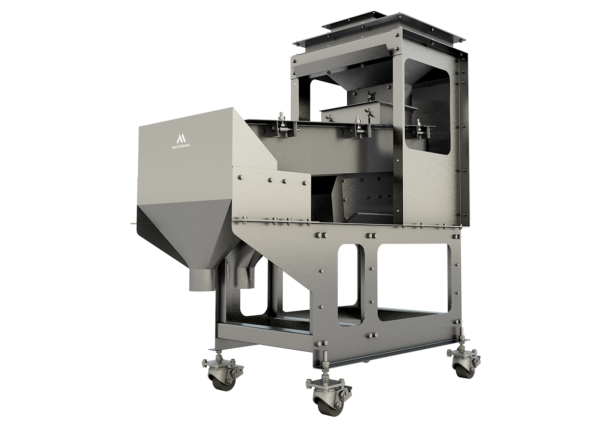 廃材・再資源化向け｜『高精度ステンレス製スクリーン選別機』