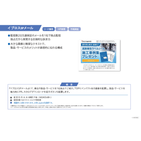 Advertising materials explained in 1 minute: PR with images via Ipros SP Mail