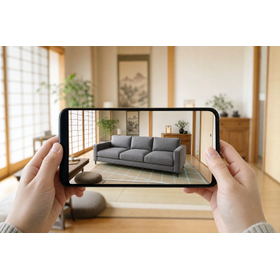 AR furniture configuration app mechanism