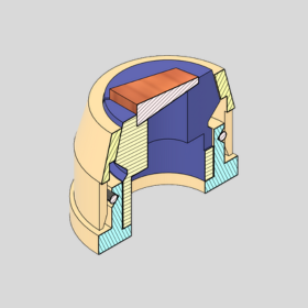 Colette-type fixture, a versatile tool that can be instantly fixed with an O-ring.